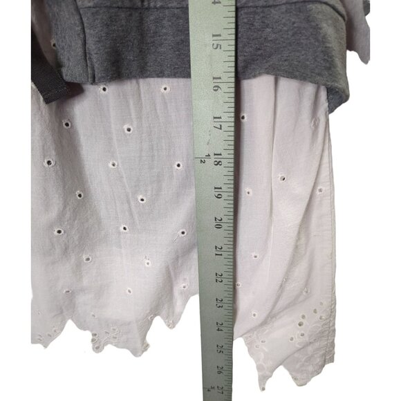 Matilda Jane In The Clouds Top‎ Women S Eyelet Lace Bottom Oversized Layered - Picture 10 of 11